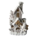 Kerstversiering DKD Home Decor Huis Wit Besneeuwd 32 x 21 x 52 cm