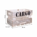 Opbevaringsbokse Alexandra House Living CARGO Hvid Gran 24 x 19 x 38 cm 33 x 20 x 18 cm 28 x 15,5 x 17 cm 3 Dele