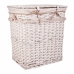 Conjunto de Cestos Alexandra House Living Branco vime Madeira de salgueiro 41 x 63 x 55 cm 30 x 22 x 24 cm 3 Peças