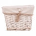 Korvide Komplekt Alexandra House Living Valge vitstest Paju puit 41 x 63 x 55 cm 30 x 22 x 24 cm 3 Tükid, osad