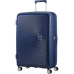 Nagy méretű bőrönd American Tourister SoundBox Spinner Kék 110 L 77 x 51,5 x 32,5 cm