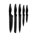 Knife Set Smile SNS-3 Black Stainless steel Plastic 6 Pieces