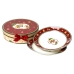 Plate set Romimex Red Ceramic 21 x 2 x 21 cm 2 Units