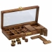 Conjunto de jogos tradicionais Alexandra House Living Castanho 13 x 4 x 28 cm 3 em 1