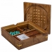 Conjunto de jogos tradicionais Alexandra House Living Castanho 23 x 5 x 23 cm 5 em 1