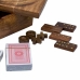 Conjunto de jogos tradicionais Alexandra House Living Castanho 23 x 5 x 23 cm 5 em 1