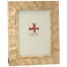 Cornice Portafoto Alexandra House Living Marrone Madreperla 27 X 1 X 32 CM