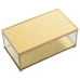 Box-Schmuckkästchen Alexandra House Living Gold Kristall 21 x 9 x 13 cm