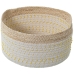 Set di Cesti Alexandra House Living Bianco vimini Rattan Fibra naturale 30 x 16 x 30 cm