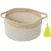 Set de Coșuri Alexandra House Living Alb răchită Ratan Fibră naturală 30 x 16 x 30 cm