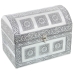 Jewelry box Alexandra House Living Silver Metal 25 x 18 x 15 cm