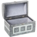 Caja-Joyero Alexandra House Living Plateado Metal 25 x 18 x 15 cm