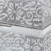 Jewelry box Alexandra House Living Silver Metal 25 x 18 x 15 cm