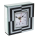 Bordsklocka Alexandra House Living Wit Zwart Kristal 14 x 14 x 4 cm