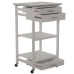 Kitchen Trolley Alexandra House Living White 50 x 86 x 40 cm