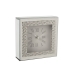 Horloge de table Alexandra House Living Gris Verre Miroir 15 x 15 x 5 cm