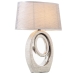 Lampada da tavolo Alexandra House Living Argentato Argento Ceramica 40 W 38 x 24 x 57 cm