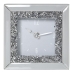 Horloge de table Alexandra House Living Gris Verre 14 x 14 x 5 cm