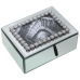 Jewelry box Alexandra House Living Grey Crystal Mirror 20 x 7 x 15 cm