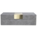 Doos-Juwelenkistje Alexandra House Living Grijs Hout 25 x 7 x 12 cm