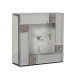 Bordur Alexandra House Living Grau Kristall Spiegel 14 x 4 x 14 cm