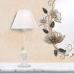 Bordlampe Alexandra House Living Hvid Metal 40 W 23 x 49 cm