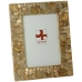 Cadre photo Alexandra House Living Marron Nacre noire 27 X 1 X 32 CM