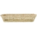 Uppsättning med Brickor Alexandra House Living Beige Rattan Naturliga fibrer 43 x 7 x 17 cm