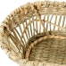 Uppsättning med Brickor Alexandra House Living Beige Rattan Naturliga fibrer 43 x 7 x 17 cm