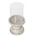 Candleholder Alexandra House Living White Ceramic 14 x 26 x 14 cm 14 x 26 cm