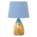 Bordlampe Alexandra House Living Blå Gylden Keramik 60 W 13 x 26 x 13 cm