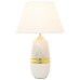 Bordlampe Alexandra House Living Hvit Sølv Keramikk 60 W 13 x 38 x 13 cm