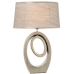 Desk lamp Alexandra House Living Silver Ceramic 40 W 38 x 24 x 57 cm