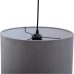 Lampa Sufitowa Alexandra House Living Czarny Szary Metal 38 x 24 x 38 cm