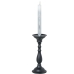 Candelabro Alexandra House Living Nero Metallo 9 x 25 x 9 cm