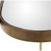 Mesa de apoio Alexandra House Living Transparente Dourado 63 x 61 x 63 cm