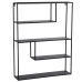 Prateleira Alexandra House Living Preto Metal 55 x 70 x 12 cm