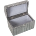 Caja-Joyero Alexandra House Living Plateado Metal 25 x 18 x 15 cm