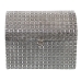 Guarda-Joias Alexandra House Living Prateado Metal 25 x 18 x 15 cm