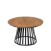 Hoofdtafel Alexandra House Living Bruin Zwart Hout 60 x 38 x 60 cm