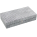 Caja-Joyero Alexandra House Living Plateado Metal 38 x 8 x 20 cm