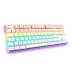 Gaming Keyboard The G-Lab Mercury AZERTY Wit