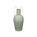 Vase With handles Green Steel 24 x 45 x 18 cm (4 Units)