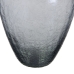 Vaso Cristallo Grigio Metallo Argento 23 x 23 x 47 cm