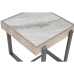 Tavolo aggiuntivo Home ESPRIT Bianco Grigio Naturale Metallo 50 x 50 x 50 cm