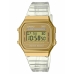 Часовник унисекс Casio VINTAGE COLLECTION - TRANSPARENT BAND - GOLD