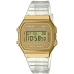 Часовник унисекс Casio VINTAGE COLLECTION - TRANSPARENT BAND - GOLD