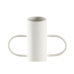 Vaso DKD Home Decor Bianco Naturale Metallo 20 x 16 x 40 cm