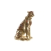 Decoratieve figuren DKD Home Decor Luipaard Hars Koloniaal (25,5 x 17 x 33 cm)