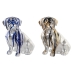 Prydnadsfigur DKD Home Decor Hund 19 x 11,5 x 18,5 cm (2 antal)